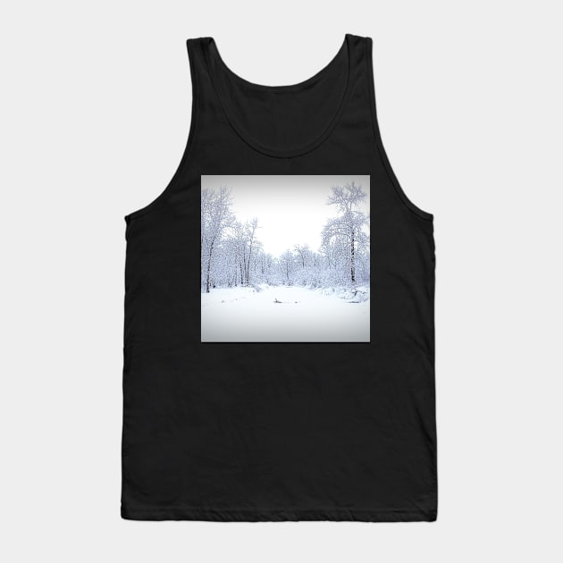 Snow covered pond. Tank Top by CanadianWild418